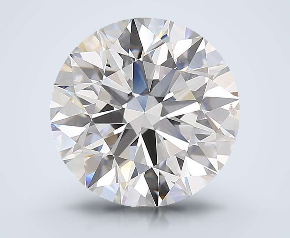 5.00ct E SI1 Rare Carat Ideal Cut Round Lab Grown Diamond