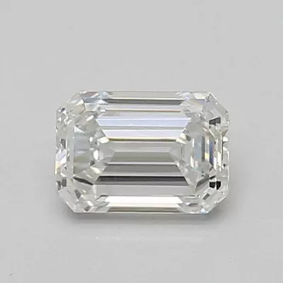0.74ct E VVS2 Rare Carat Ideal Cut Emerald Lab Grown Diamond