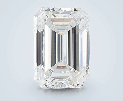 3.09ct E VS1 Rare Carat Ideal Cut Emerald Lab Grown Diamond