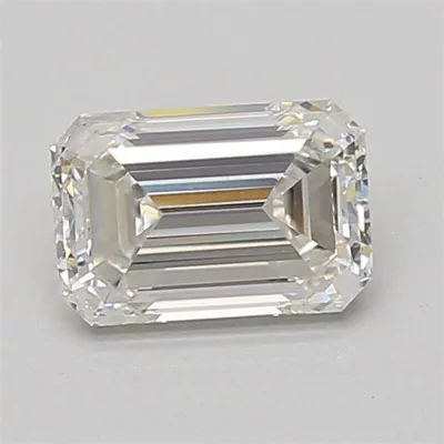 1.29ct F VS1 Rare Carat Ideal Cut Emerald Lab Grown Diamond