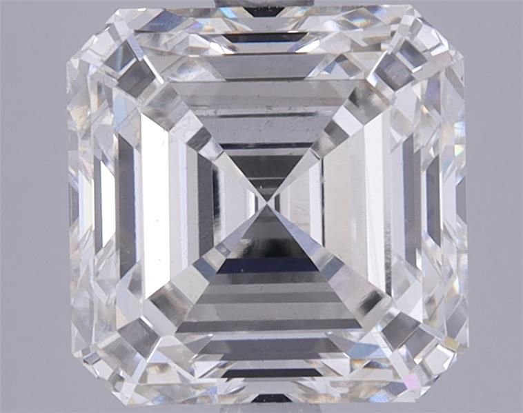 3.71ct G VS1 Rare Carat Ideal Cut Asscher Lab Grown Diamond