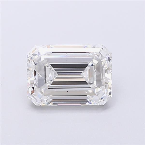 1.07ct E SI1 Rare Carat Ideal Cut Emerald Lab Grown Diamond