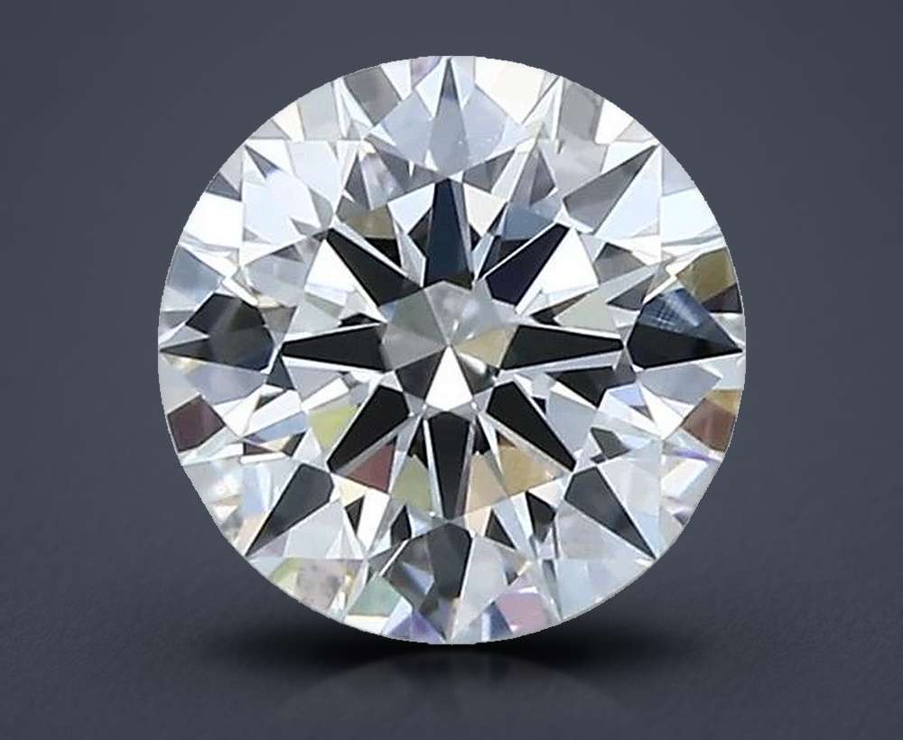 1.31ct F VVS2 Rare Carat Ideal Cut Round Diamond