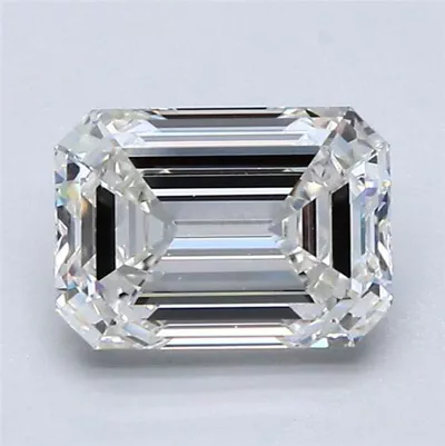 1.51ct I VVS2 Rare Carat Ideal Cut Emerald Diamond