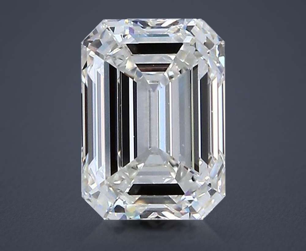1.51ct I VVS2 Rare Carat Ideal Cut Emerald Diamond