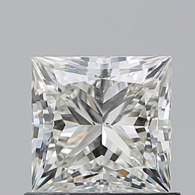 0.96ct K VS2 Rare Carat Ideal Cut Princess Diamond