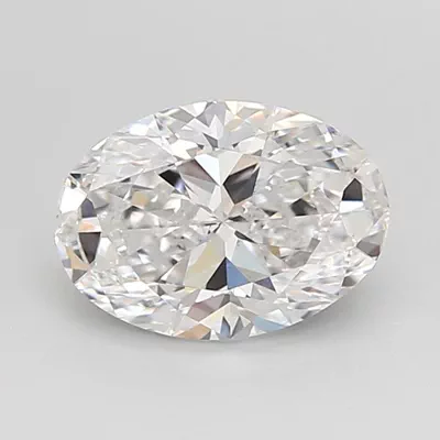 1.58ct D VS1 Rare Carat Ideal Cut Oval Lab Grown Diamond