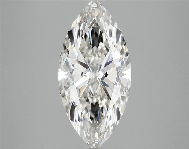 3.08ct H VS1 Rare Carat Ideal Cut Marquise Lab Grown Diamond