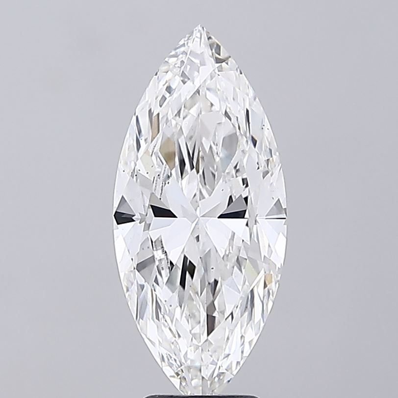 5.09ct F VS2 Rare Carat Ideal Cut Marquise Lab Grown Diamond
