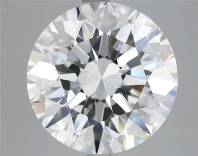 5.02ct F VVS2 Rare Carat Ideal Cut Round Diamond