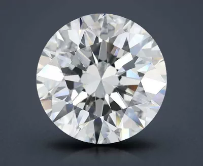 5.02ct F VVS2 Rare Carat Ideal Cut Round Diamond