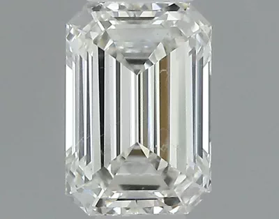 0.34ct I SI1 Rare Carat Ideal Cut Emerald Diamond