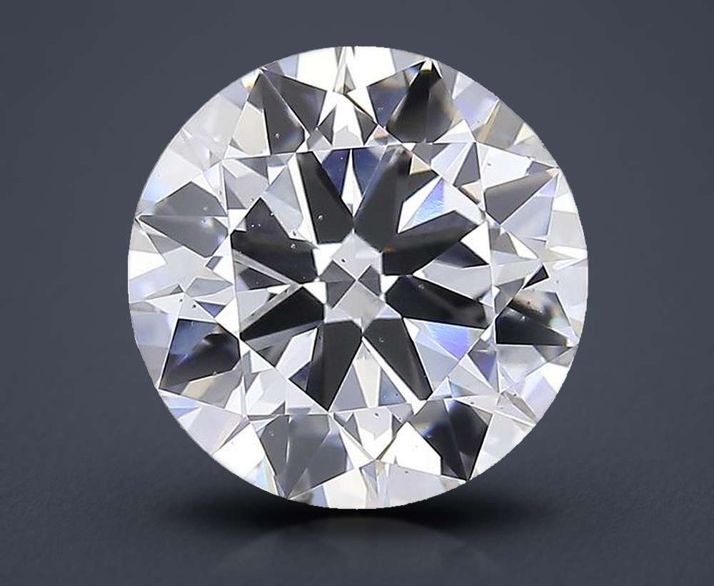 9.00ct F SI1 Very Good Cut Round Lab Grown Diamond