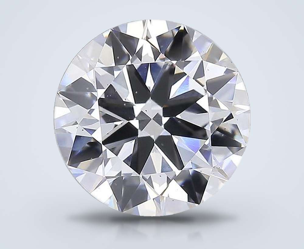 9.00ct F SI1 Very Good Cut Round Lab Grown Diamond