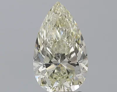 2.01ct K SI2 Rare Carat Ideal Cut Pear Diamond