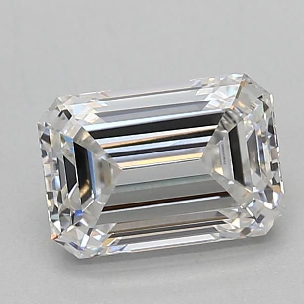 1.55ct F VVS2 Excellent Cut Emerald Lab Grown Diamond