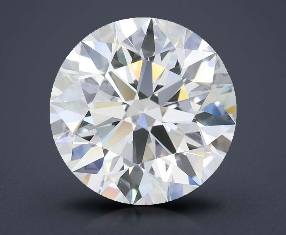 2.86ct D VVS1 Rare Carat Ideal Cut Round Lab Grown Diamond