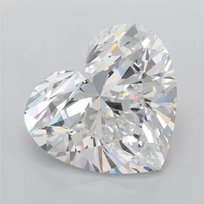 6.29ct D FL Rare Carat Ideal Cut Heart Lab Grown Diamond