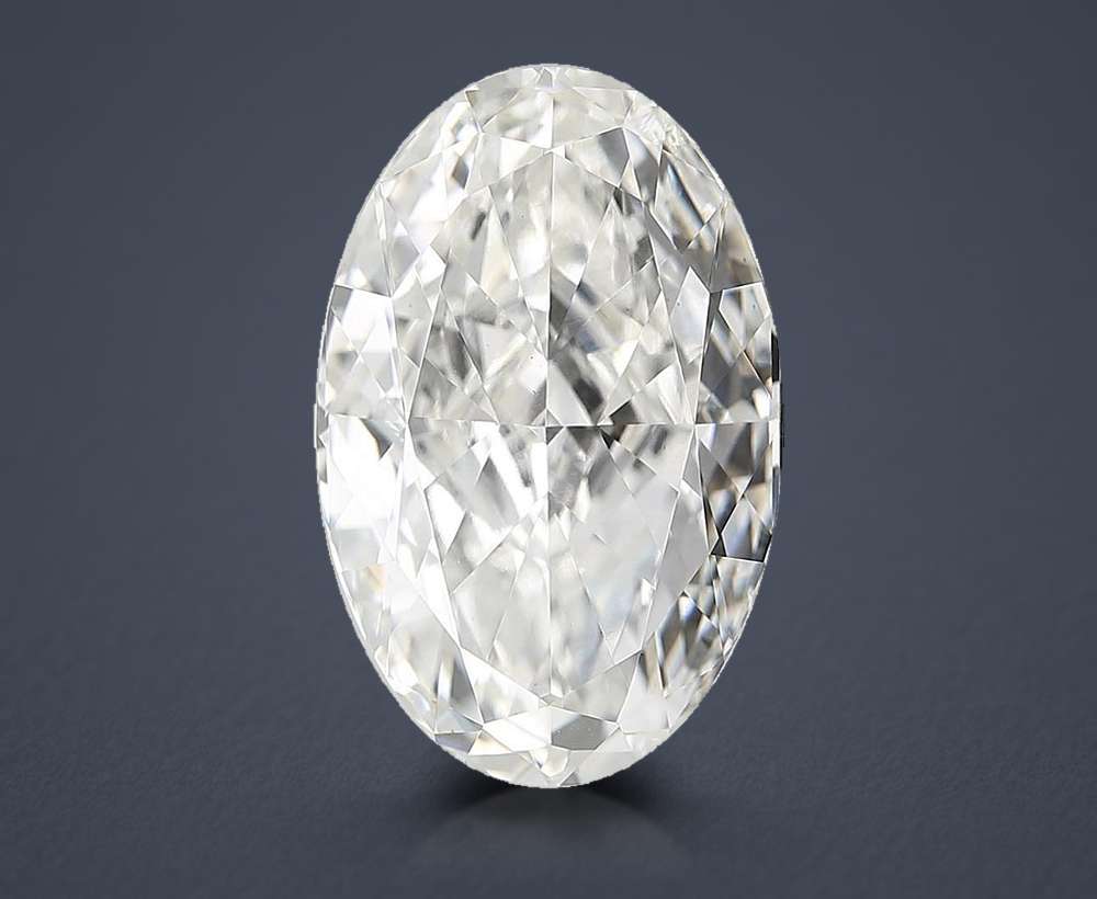 13.53ct F VS1 Rare Carat Ideal Cut Oval Lab Grown Diamond
