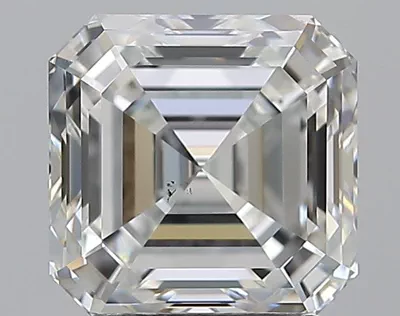 2.27ct G VS2 Rare Carat Ideal Cut Asscher Diamond
