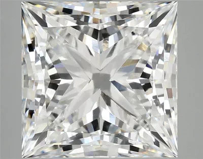 8.08ct E VVS2 Rare Carat Ideal Cut Princess Lab Grown Diamond