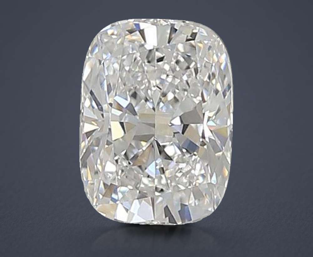 1.01ct D VVS2 Rare Carat Ideal Cut Cushion Lab Grown Diamond