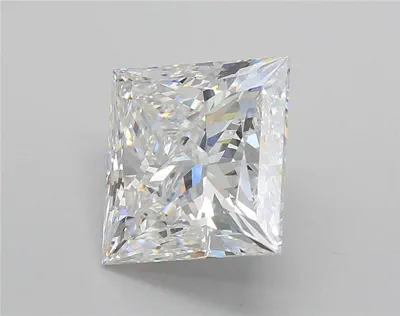 5.00ct E VVS2 Rare Carat Ideal Cut Princess Lab Grown Diamond
