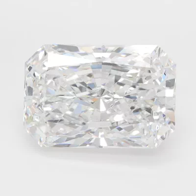 4.07ct D VVS1 Rare Carat Ideal Cut Radiant Lab Grown Diamond