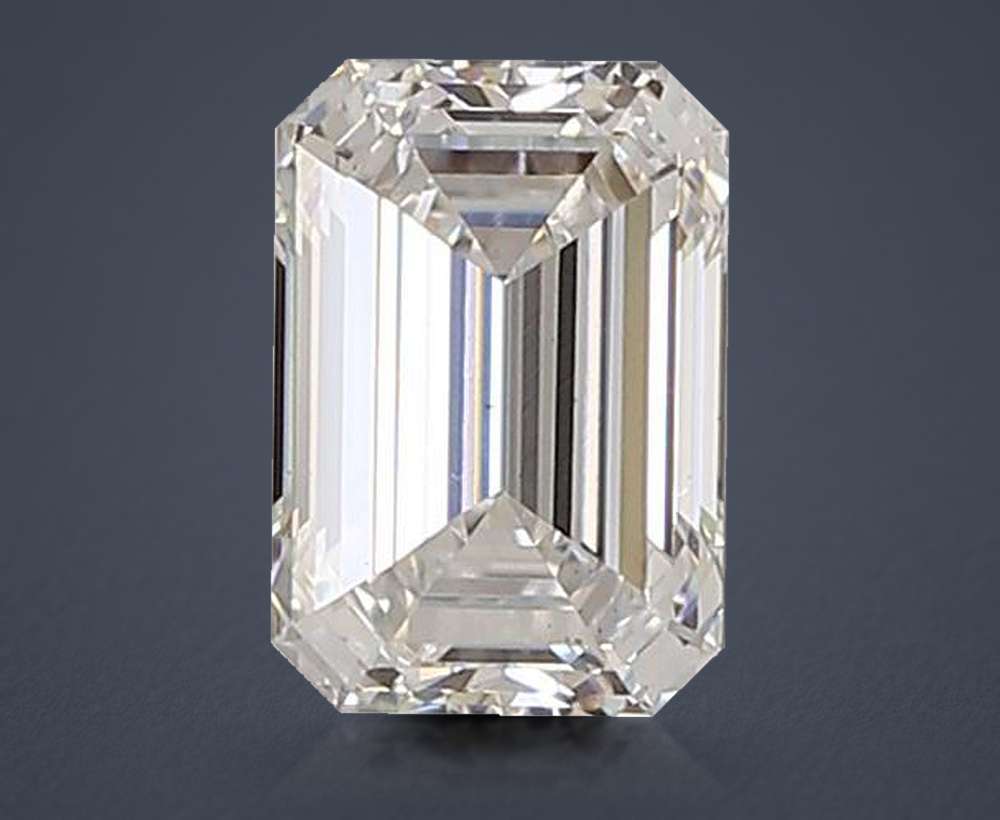 1.23ct D VS1 Rare Carat Ideal Cut Emerald Lab Grown Diamond