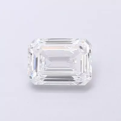 0.61ct D VVS1 Rare Carat Ideal Cut Emerald Lab Grown Diamond