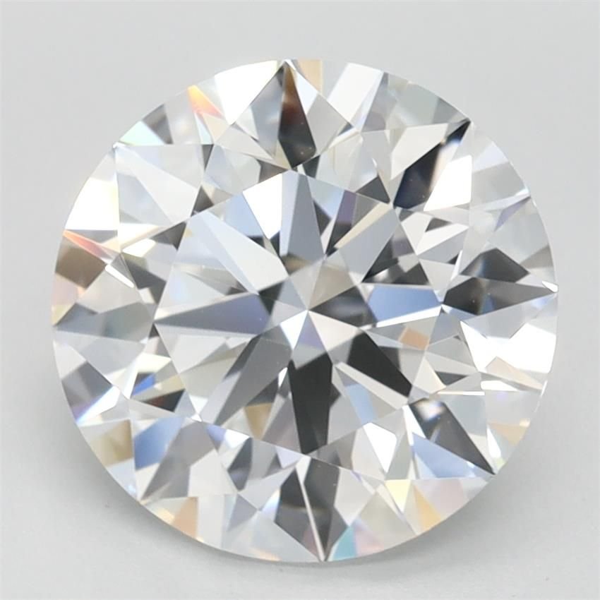 2.59ct D VVS1 Rare Carat Ideal Cut Round Lab Grown Diamond