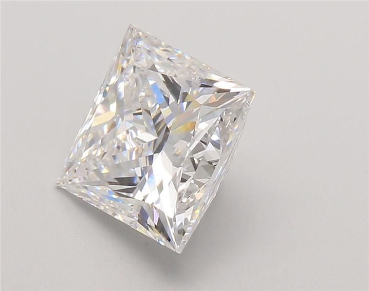 4.05ct E VVS2 Rare Carat Ideal Cut Princess Lab Grown Diamond