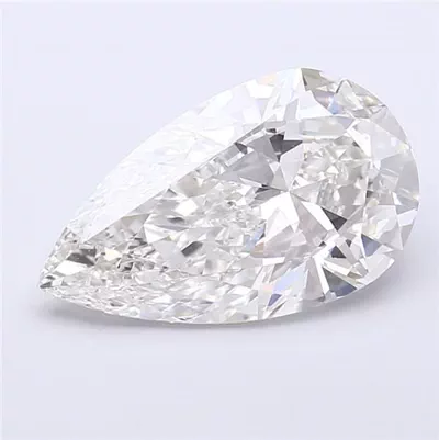 3.02ct E VS2 Rare Carat Ideal Cut Pear Lab Grown Diamond