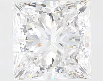 7.02ct F VS1 Rare Carat Ideal Cut Princess Lab Grown Diamond