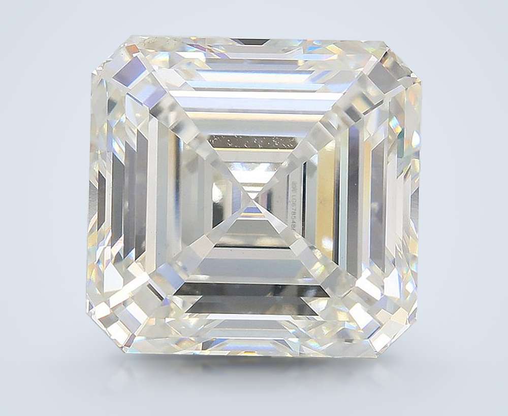 11.07ct G VS1 Rare Carat Ideal Cut Asscher Lab Grown Diamond