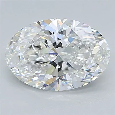 2.00ct D VVS2 Rare Carat Ideal Cut Oval Lab Grown Diamond