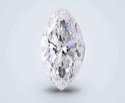 3.02ct F VS1 Rare Carat Ideal Cut Marquise Lab Grown Diamond