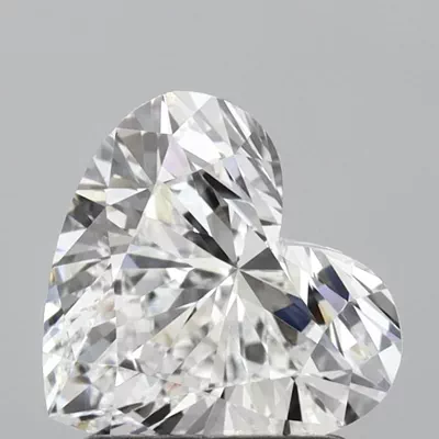 1.59ct D VVS2 Rare Carat Ideal Cut Heart Lab Grown Diamond