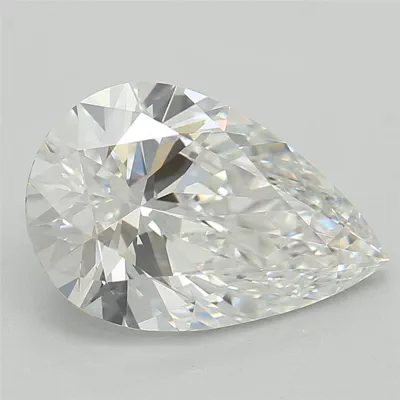 1.36ct E VVS2 Rare Carat Ideal Cut Pear Lab Grown Diamond