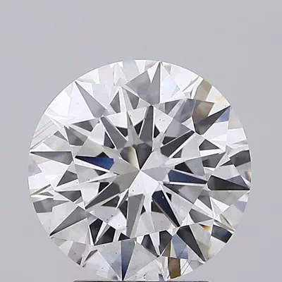 3.11ct E SI1 Rare Carat Ideal Cut Round Lab Grown Diamond