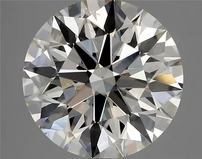 4.11ct J SI1 Rare Carat Ideal Cut Round Diamond