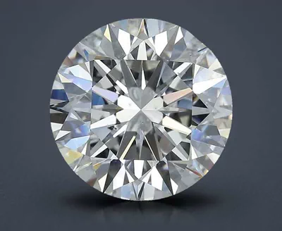 4.05ct G SI1 Rare Carat Ideal Cut Round Diamond