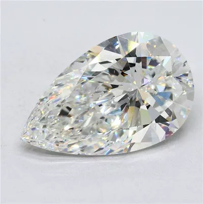 10.02ct F VS2 Rare Carat Ideal Cut Pear Diamond