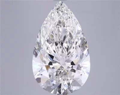 6.25ct G VS2 Rare Carat Ideal Cut Pear Lab Grown Diamond