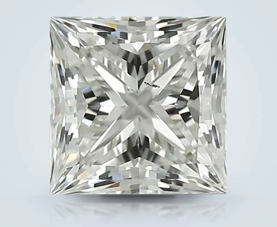 0.72ct K SI1 Rare Carat Ideal Cut Princess Diamond
