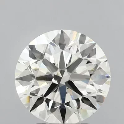 3.09ct I VVS2 Rare Carat Ideal Cut Round Lab Grown Diamond