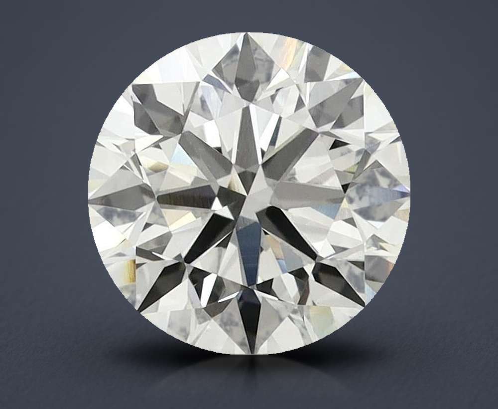 3.09ct I VVS2 Rare Carat Ideal Cut Round Lab Grown Diamond