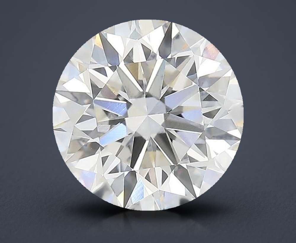 2.55ct H VVS2 Rare Carat Ideal Cut Round Lab Grown Diamond