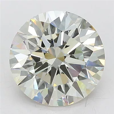 3.18ct J VS2 Rare Carat Ideal Cut Round Lab Grown Diamond