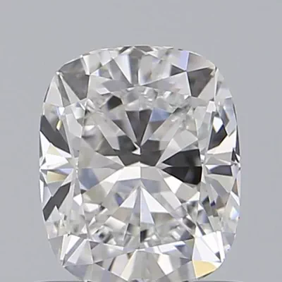 0.71ct D VVS2 Rare Carat Ideal Cut Cushion Lab Grown Diamond